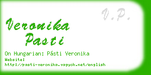 veronika pasti business card